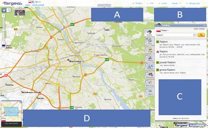 Targeo Mapa Polski Szukacz | Polska Mapa