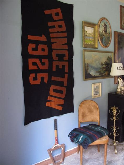 1925 Princeton University Antique Banner Large Felt College Pennant ...