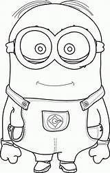 Free Printable Minion Coloring Pages sketch template