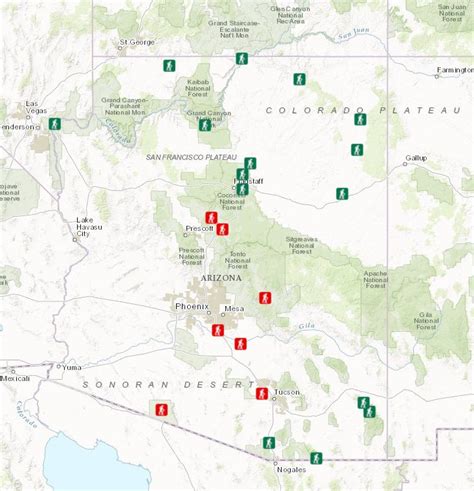 Map of Arizona's National Parks, With Park Pass Info