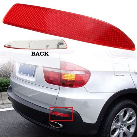 Right Side Red Rear Bumper Reflector Light For BMW X5 E70 2007-2013 63217158950 | Alex NLD