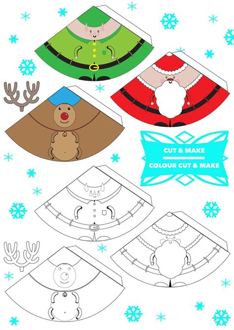 Cut Out Christmas Paper Crafts Printable