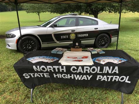 North Carolina, North Carolina State Highway Patrol School Display with ...