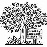 Happy Arbor Day Image coloring Page  Download Print Or Color Online sketch template