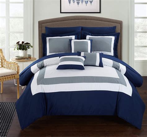 Best Navy Blue And White Bedding – Your Home Life