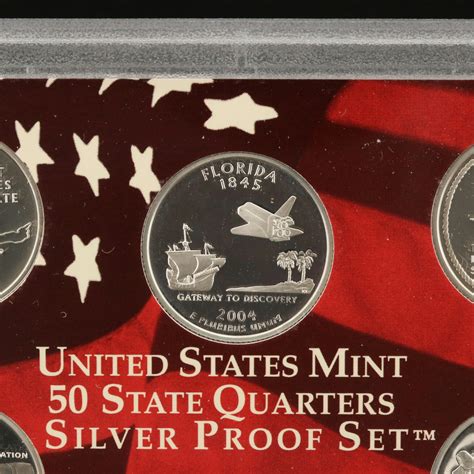 Four U.S. Mint Statehood Quarters Silver Proof Sets | EBTH