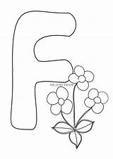 Letter F coloring Page For Kids And Suitable Adults sketch template