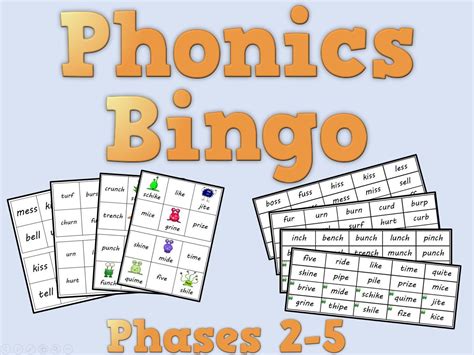 Phonics Bingo – Phases 2-5 | Teaching Resources | Phonics, Learning phonics, Phase 5 phonics