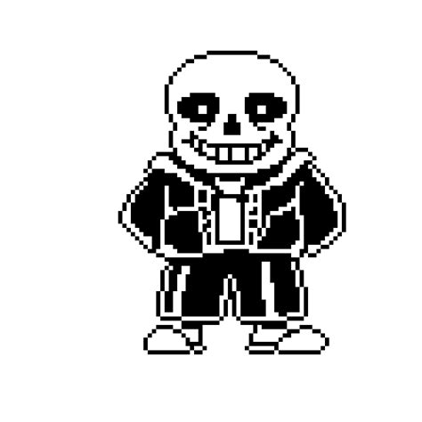 Pixilart - Sans Sprite Base by ProphetOfGaster