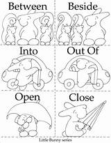 Coloring Opposites Pages Big Preschool Opposite Small Colouring Little  sketch template