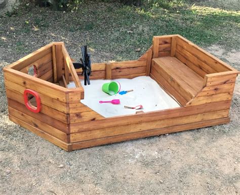 tugboat1 | Sand pit, Gardening for kids, Diy playground