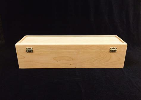 Unfinished Wooden Deck Box With Hinges & Latches 16 3/4 X 4 - Etsy