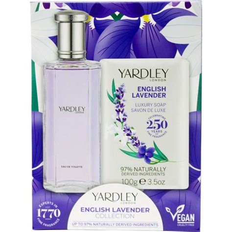 Yardley London English Lavender Gift Set 50ml Eau De Toilette and 100gm Soap | Woolworths