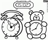 Juegos De Relojes Para Colorear Imprimir Y pintar sketch template