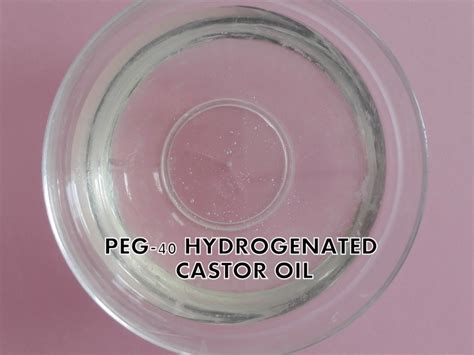 PEG-40 Hydrogenated Castor Oil Supplier Malaysia | Buy PEG-40 Hydrogenated Castor Oil