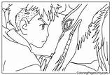 Coloring Page The Boy And Heron  Free Printable Pages sketch template
