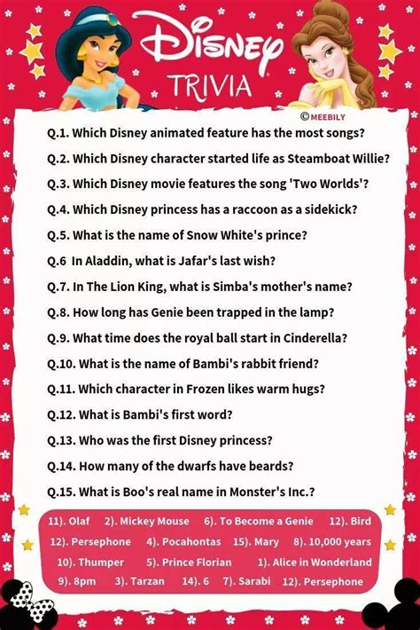 Disney Oceans Movie Questions - QUESTIONSJ