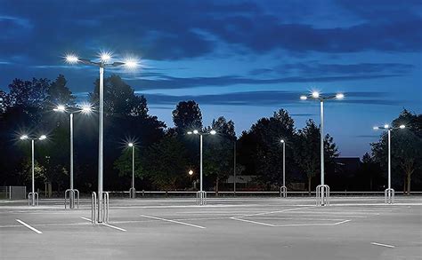 LED Shoebox Pole Light Fixtures, 300W(1000W - 1200W Equivalent), Street Parking Lot Lighting ...