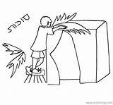 Sukkot Coloring Page For Kids sketch template