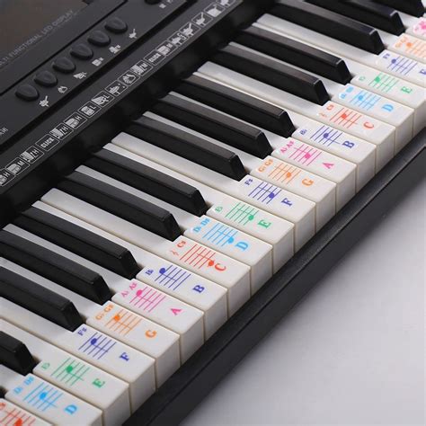 Full Set Piano Key Sticker ⋆ COZEXS