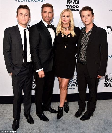 Rob Lowe is hunky with gorgeous wife Sheryl Berkoff and their two sons | Rob lowe, Nick swardson ...