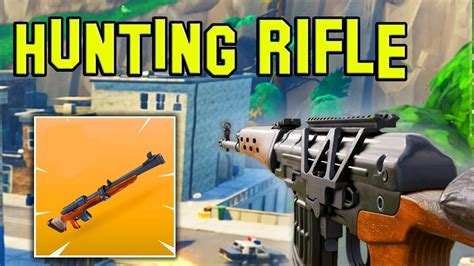 *NEW* Hunting Rifle in FORTNITE (COMING)| Fortnite Best Stream Moments #91 (Battle Royale) - YouTube