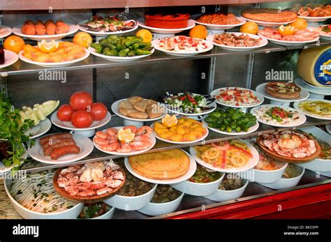 Plaza Mayor Madrid Spain Spanish Food Restaurant Diner show window ...