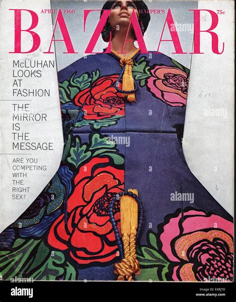 1970s USA Harper's Bazaar Magazine Cover Stock Photo - Alamy