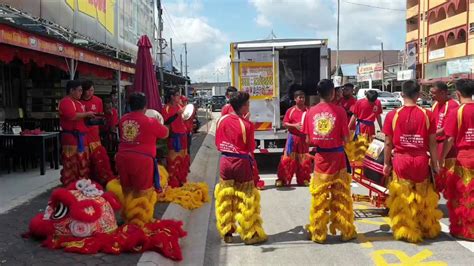 16 February 2019 kompang and drum kesun lion dance - YouTube