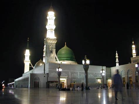 Night Madina Sharif Pictures - Al-masjid Al-nabawi - 1020x765 Wallpaper - teahub.io