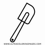 Dibujo De Espátula Para Colorear  Ultra Coloring Pages sketch template