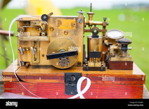 Old telegram machine hi-res stock photography and images - Alamy