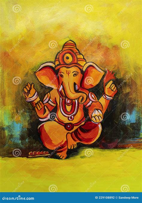 Ganesha Painting Stock Photo | CartoonDealer.com #34252542