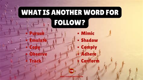 What is another word for Follow? | Follow Synonyms, Antonyms and ...