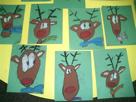 Directed Drawing Rudolph's. | Directed drawing kindergarten, Preschool ...