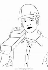 Carpenter 4 Coloring Page For Kids  Free Carpenters Printable sketch template