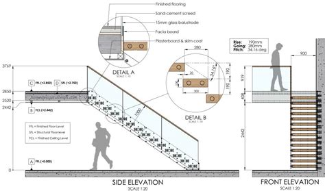 cantilever staircase detail drawing - bricapackkickmatsblacksaveyoumoney