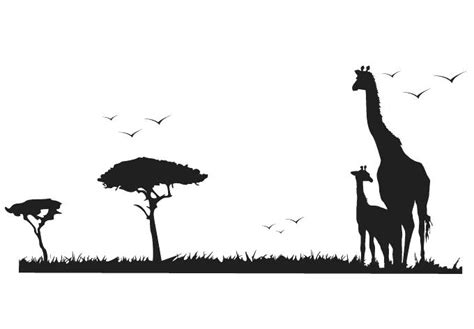 Safari Tree Silhouette at GetDrawings | Free download