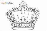 Tiara Coloring Page sketch template