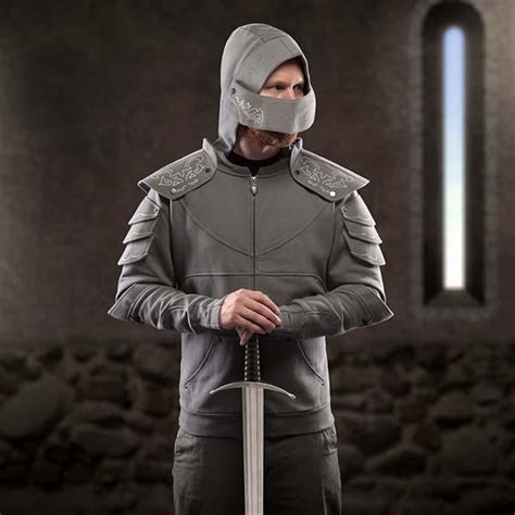 Medieval Knight Inspired Hoodie | Gadgetsin