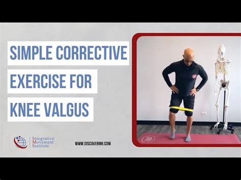 Simple Corrective Exercise to Address Knee Valgus - YouTube