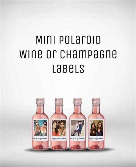 Mini Champagne Labels Mini Wine Bottle Labels Mini Liquor | Etsy