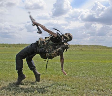 Falling soldier stock image. Image of falling, summer - 3150113