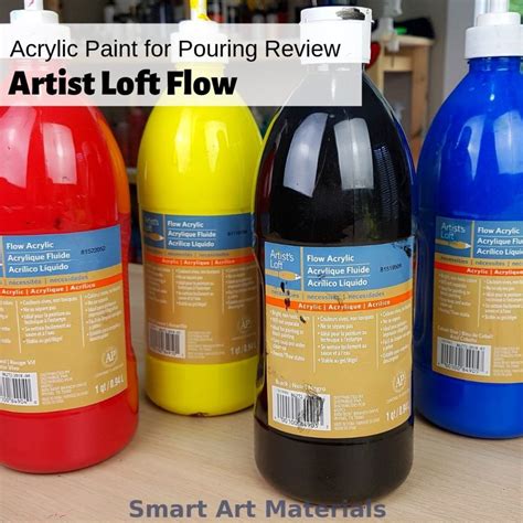 Best Budget Paint for ACRYLIC POURING (by brand) 2019 – Smart Art Materials | Acrylic pouring ...