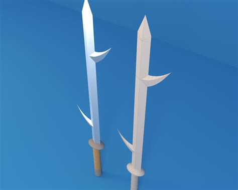 3D model Kiba Sword from anime Naruto - Boruto VR / AR / low-poly | CGTrader