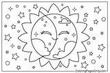 Eclipse Solar Coloring Drawing Planet Pages Getdrawings Space System  sketch template