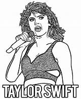 Amazing Taylor Swift coloring page  Download Print Or Color Online sketch template