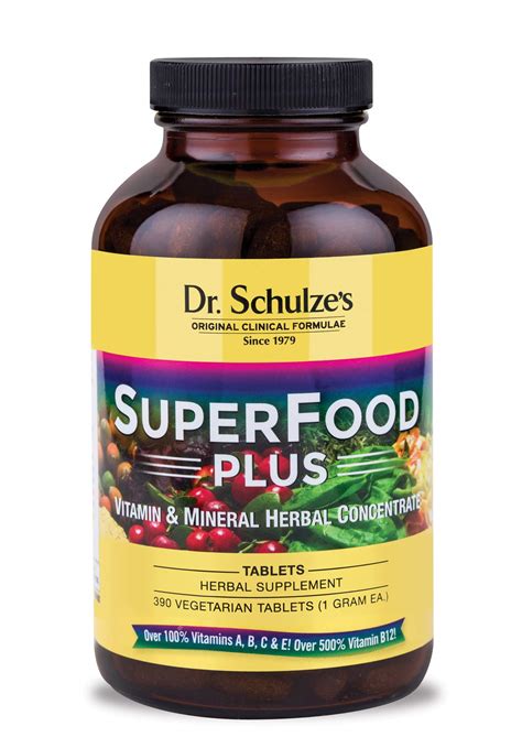 Dr. Schulze’s | SuperFood Plus | Vitamin & Mineral Herbal Concentrate ...