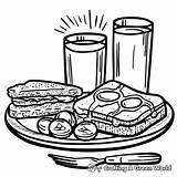 Breakfast Coloring Pages  Free & Printable sketch template