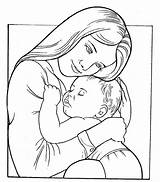 Mother And Babe  Baby Drawing coloring Pages Coloring sketch template